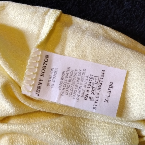 Jenny Boston XL yellow top - Picture 2 of 2